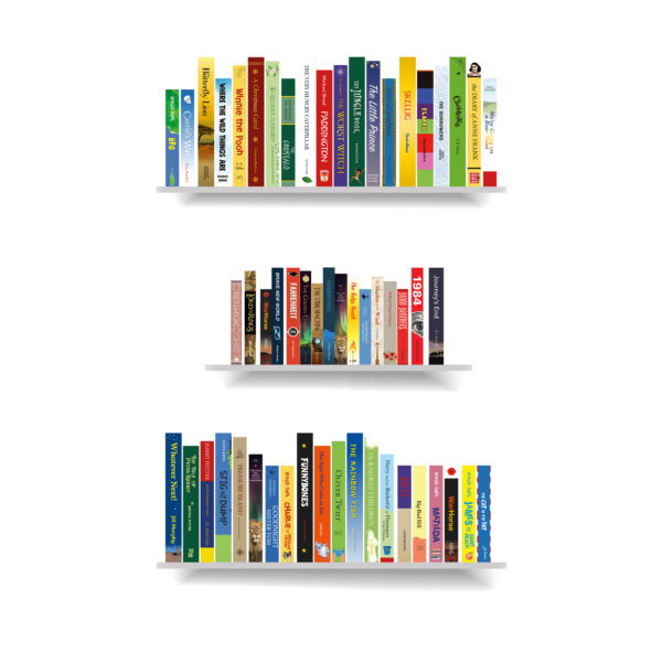 Book Spines – Reading Display